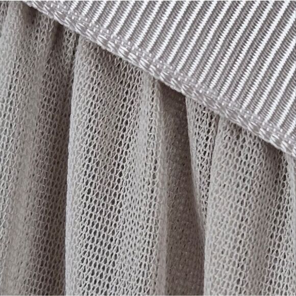 David's Bridal Short Lace Mesh Dress with Halter Neckline Biscotti Beige Size 16 - Picture 13 of 14